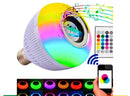Lampada musical  Bluetooth De Led Caixa De Som C Controle Rgb 12W