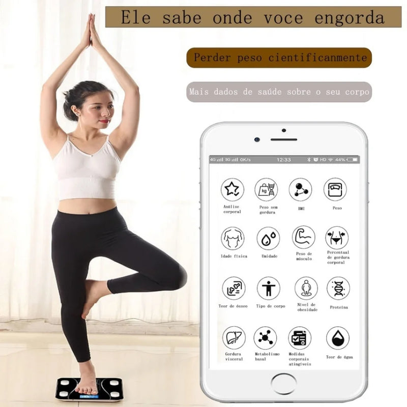 Smart Health: Sua Balança Corporal Bioimpedância Completa e Conectada!